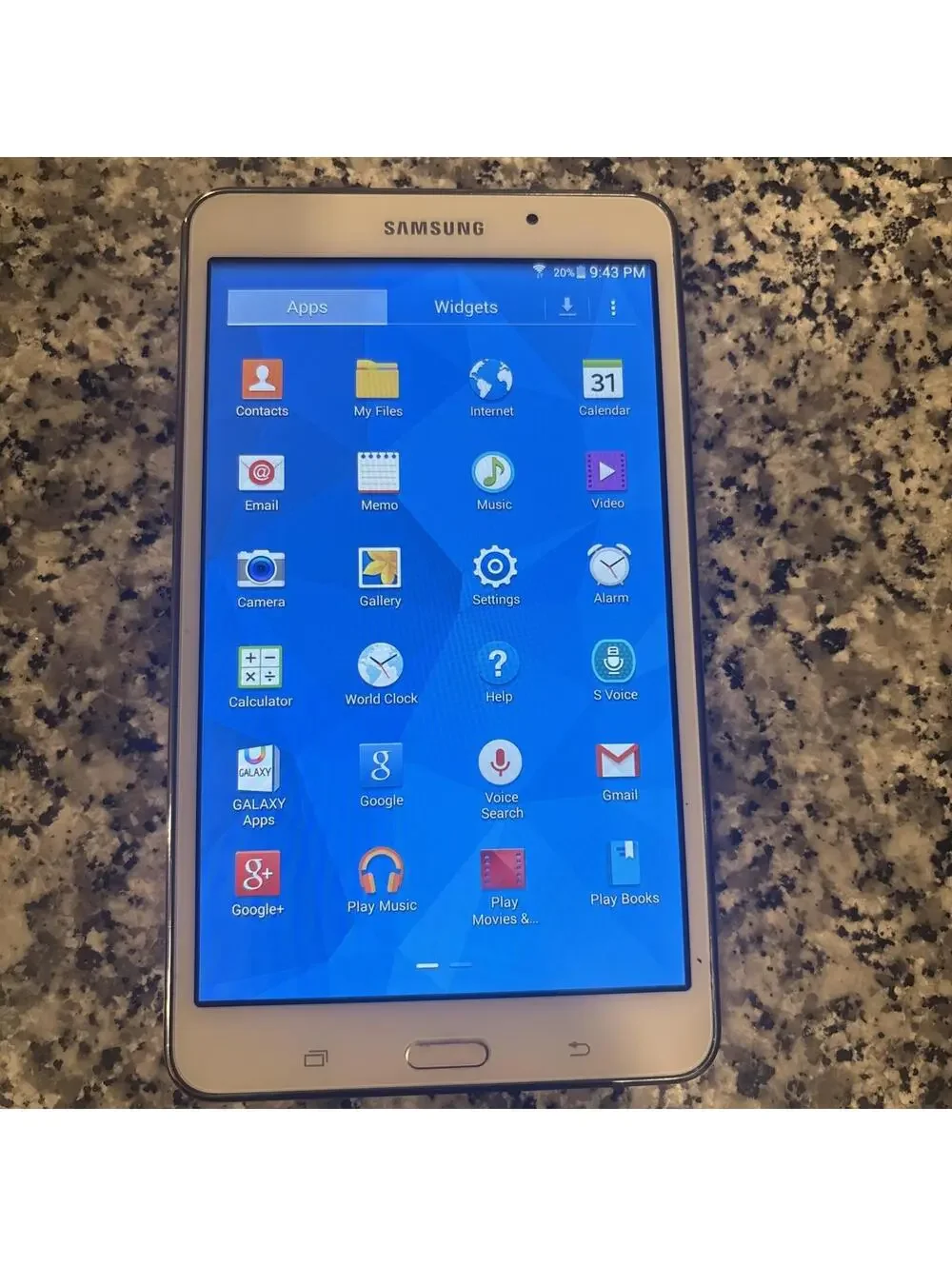 Samsung T230, Galaxy Tab4 7.0 Wi-Fi 8GB ROM 1.5 RAM Tablet Quad-core 1.2GHz